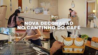 FAXINA NA COZINHA| nova decoração, limpeza e organização, comprinhas