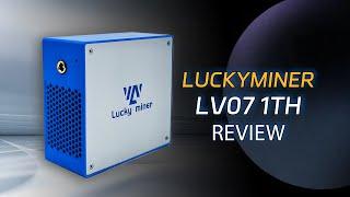 Luckyminer LV07 Unboxing Review | Multi-mode Mining Support | 1TH/s Ultra Low Power Consumption 35W.