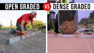 Open Graded vs. Dense Graded: The Ultimate Hardscaping Showdown!