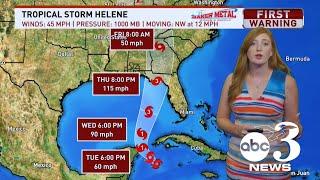 Tropical Storm Helene forms, expected to make landfall as major hurricane in Florida