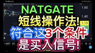 NATGATE NATION GATE 短线操作法! 符合这3个条件, 是买入信号! 抓反弹的机会来了! [ENG SUB]