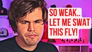 Magnus Carlsen plays BEAUTIFUL Reti Opening to HUMILIATE FM utterly