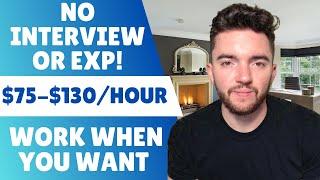 NEW $75-$130/HOUR NO INTERVIEW Remote Job Part-Time NO EXPERIENCE Work When You Want