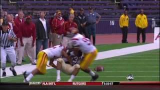 USC Kevin Thomas Knocks Down UW Receiver 2009