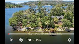 3045213 Lake Wildwood, CA Lakefront Home for sale, private beach