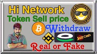 Hi Network token price hi network withdraw hi network lasting token Hi network refer code