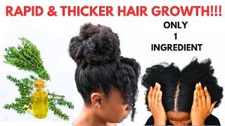 USE THYME OIL FOR RAPID & THICKER HAIR GROWTH! l Only 1 Ingredient For Very Fast Hair Growth!