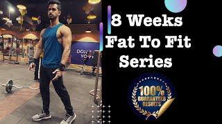 FAT TO FIT 8 WEEKS SERIES || DAY 01 MONDAY || FROTEIN GIVEAWAY !! BACK, BICEPS AND CARDIO WORKOUT