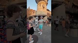 Storm Troopers Questioning Guests at Hollywood Studios! #shorts #starwars #disney