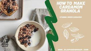 Cardamom Spiced Granola| Homemade Granola Recipe with Cardamom