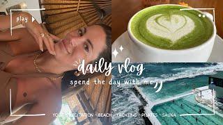 #Sydney vlog: day with me | #yoga, Yachting, Sauna, Pilates | life in Sydney| work and travel