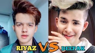 Deepak joshi Vs Riyaz Aly Tiktok Videos | Riyaz vs Deepak Tiktok Competition | Riyaz vs Deepak Video