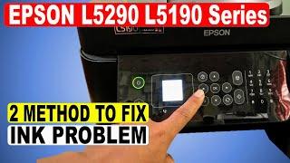EPSON L5290 - L5190 BLACK INK NOT PRINTING | COLOR PROBLEM | L5290 PRINTHEAD CLEANING