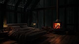 ️ Step Into a Cozy Rain Cabin  Relaxing Rain Ambience for Stress-Free Evenings and Deep Relaxation