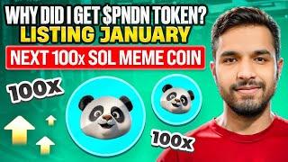 Pandana Next Solana Meme Coin Presale !!!