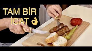 ÜÇÜ BİR ARADA! ÇATAL/BIÇAK/OKLAVA Two in One” Cutlery Set Making #kamp #piknik #çatalbıçak