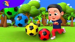 Kick off Soccer Ball | Itsy Bitsy Spider Nursery Rhymes |  BluLoo Nursery Rhymes & Kids Songs