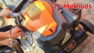 How to Change the Oil in a Lawn Mower Engine in 5 Minutes!