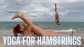 Beach Yoga for Hamstrings | Flexibility & Strength
