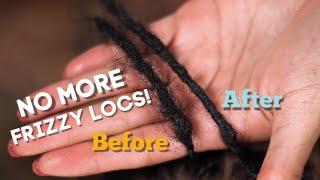 How to smooth + style short locs | Two strand twists