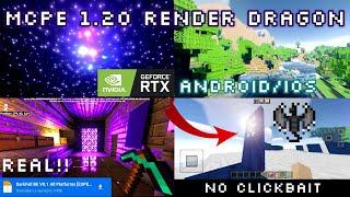 Minecraft PE 1.20+ Best Ultra Realistic RENDER DRAGON Shader Mcpe (Android, iOS & Windows 10)Bedrock