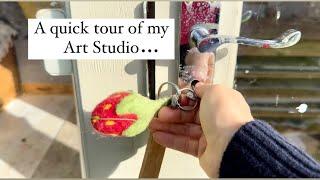 My Art Studio tour… Acrylic Art - Studio features