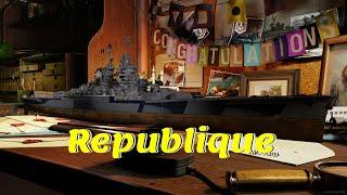 Meet The Republique! Tier 8 French Battleship (World of Warships Legends)