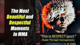 The Most Beautiful and Respectful Moments In MMA | Fighters Showing Respect FightNoose