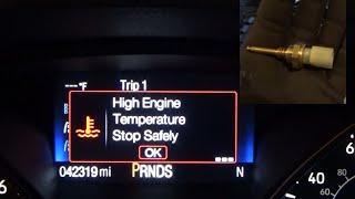 2017 Ford Escape 1.5L Cylinder Head Temperature Sensor Replacement