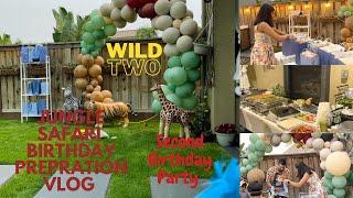 Baby Boy Jungle Safari Theme Birthday Party Decoration | Wild Two Birthday Decoration Ideas | 2 bday