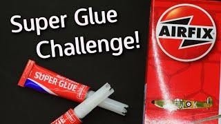 Can you build a Plastic Model Kit using only Super Glue? Super Glue Challenge!