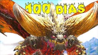 SOBREVIVO 100 DÍAS entre DRAGONES - ARK (Película Completa)