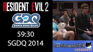 SGDQ2014 - Resident Evil 2 by Carcinogen in 57:30