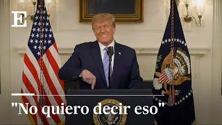 Trump, tras el asalto al Capitolio: "No quiero decir que las elecciones han terminado" | El País