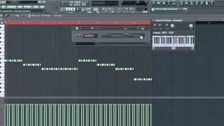 FL Studio 10 [ Tutorial ] - HARDSTYLE - MELODIE erstellen in ungefähr 5 MINUTEN!