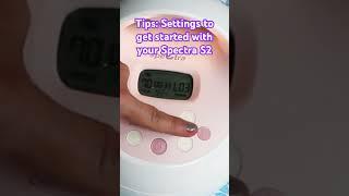 How to use Spectra breast pump, Spectra S2 plus breast pump settings #baby #pumping #breastpump