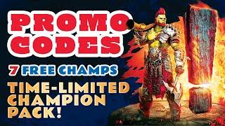 Hurry Up! Get 7 Free Champs & 1M Silver Limited-Time Offer! Raid Shadow Legends Promo Codes