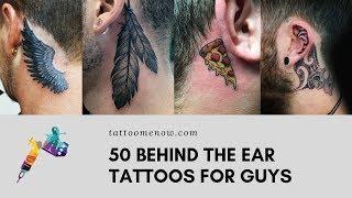 50 BEHIND THE EAR TATTOOS FOR GUYS [2019]