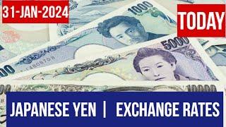 Japanese yen currency exchange rates today 31 January 2024 USDJPY yen to peso