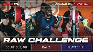 2024 USA Powerlifting Arnold Raw Challenge - Platform 1