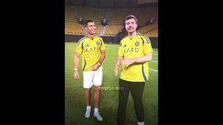 Ronaldo Teaches Mr Beast SUIII#ronaldo #cristiano #mrbeast #shorts #funny #suiii #trending #viral