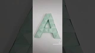 letras 3D #manualidades #creatividad #arte #craft #papercraft #papel