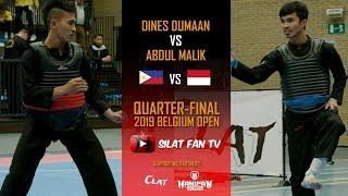 ABDUL MALIK V DINES DUMAAN | 2019 PENCAK SILAT BELGIUM OPEN