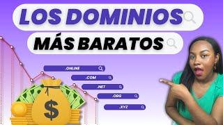 Cómo comprar dominios baratos?