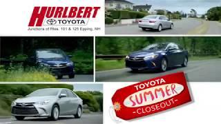 Toyota Summer Closeout - Hurlbert Toyota in Epping, NH