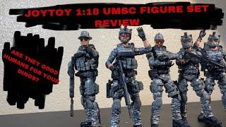 JOYTOY UNITED STATES MARINE CORPS 1:18 FIGURE SET REVIEW!