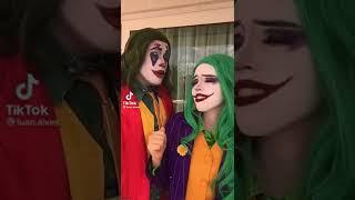 jocker e Lady Joker do canal da belinha e do vinibug no desenho versus Real