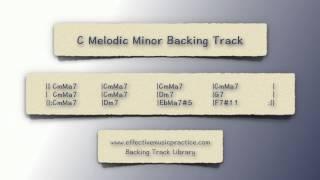 C Melodic Minor Backing Track