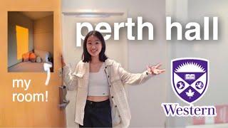 PERTH HALL ROOM TOUR | hybrid style residence @ western university