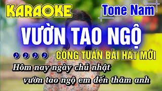 Vườn Tao Ngộ Karaoke Tone Nam Nhạc Sống Rumba KARAOKE CÔNG TUẤN BOLERO MỚI NHẤT - Minh Đức Karaoke